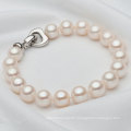 8-9mm Round Freshwater Cultured Pearl Bracelet (E150037)